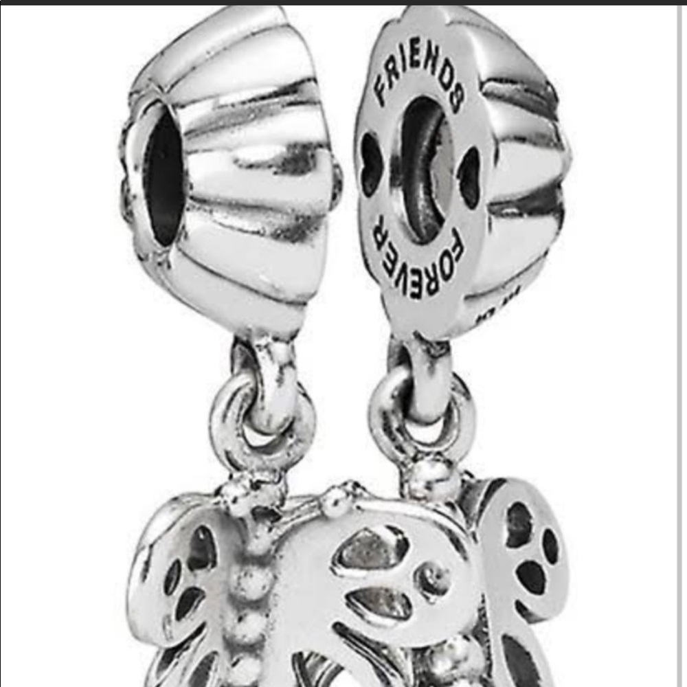 Pandora friends forever butterfly charm